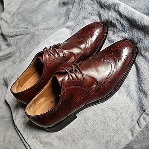 Johnston and Murphy, Barton, Custom Museum Patina, Size 10